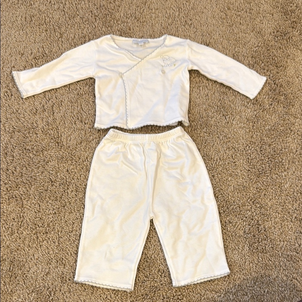 Cozy Cream Kids Pajama Set